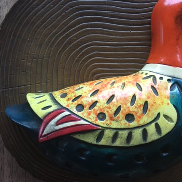 2 VTG Porclain  Mallard Wall Plaques By Lefton - Picture 7 of 11